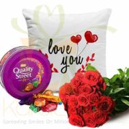 Roses Chocs Cushion