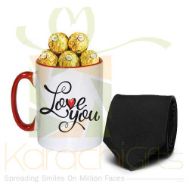 Love Choc Mug With Tie