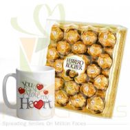 Mug With Large Ferrero Box