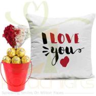 Cushion With Ferrero Bucket