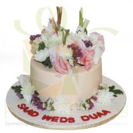 Wedding Cake 4lbs Real Flowers By Sachas
