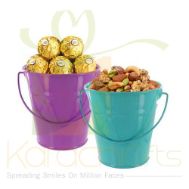 Chocs And Dry Fruit Bucket